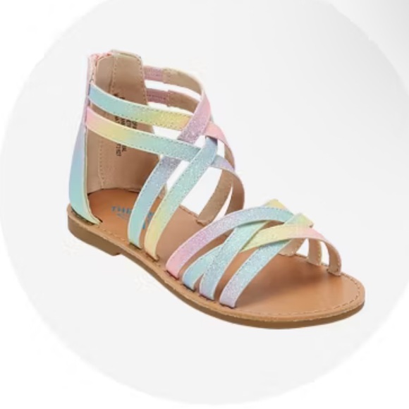 NWT Kids Rainbow Sandals - Picture 1 of 6